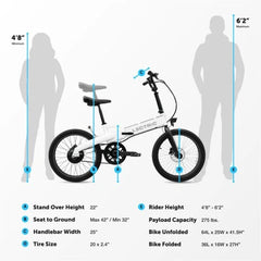 Lectric XP Lite Long-Range eBike Electric Commuter Bike Nibeza Style