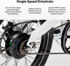 Lectric XP Lite Long-Range eBike Electric Commuter Bike Nibeza Style