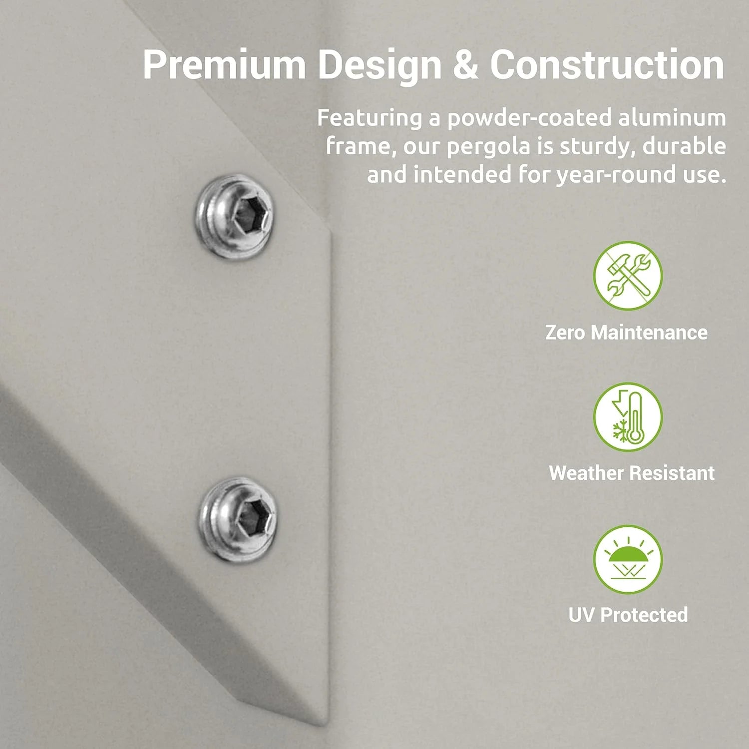 Paragon Outdoor Florence Freestanding Pergola PR100N1 Nibeza Style