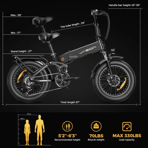 Peak Jasion X- Hunter Electric Bike Nibeza Style