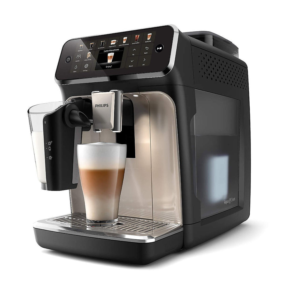 Philips 5500 Series Fully-Automatic Espresso Machine with LatteGo & Iced Coffee Nibeza Style