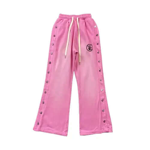 Pink Waxed Sweatpant-NIBEZA Apparels-Nibeza Style