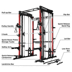 RitFit M1 Pro Smith Machine Home Gym Package Nibeza Style