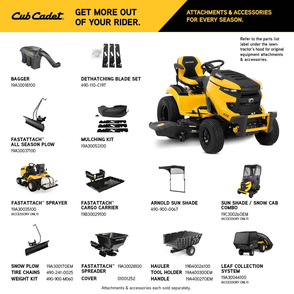 Cub Cadet XT2 SLX54 54″ Residential Riding Mower (13A5A2TMA10) Nibeza Style