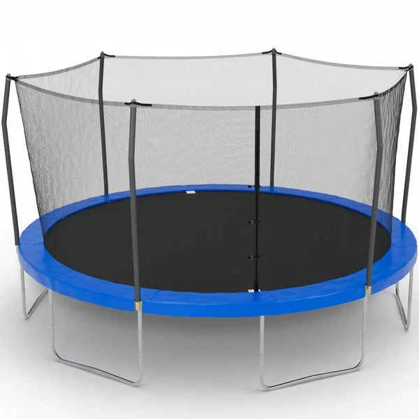 Skywalker 15′ Rectangle Trampoline with Enclosure Nibeza Style