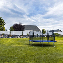 Skywalker Trampolines 14′ Square Trampoline with Enclosure Nibeza Style