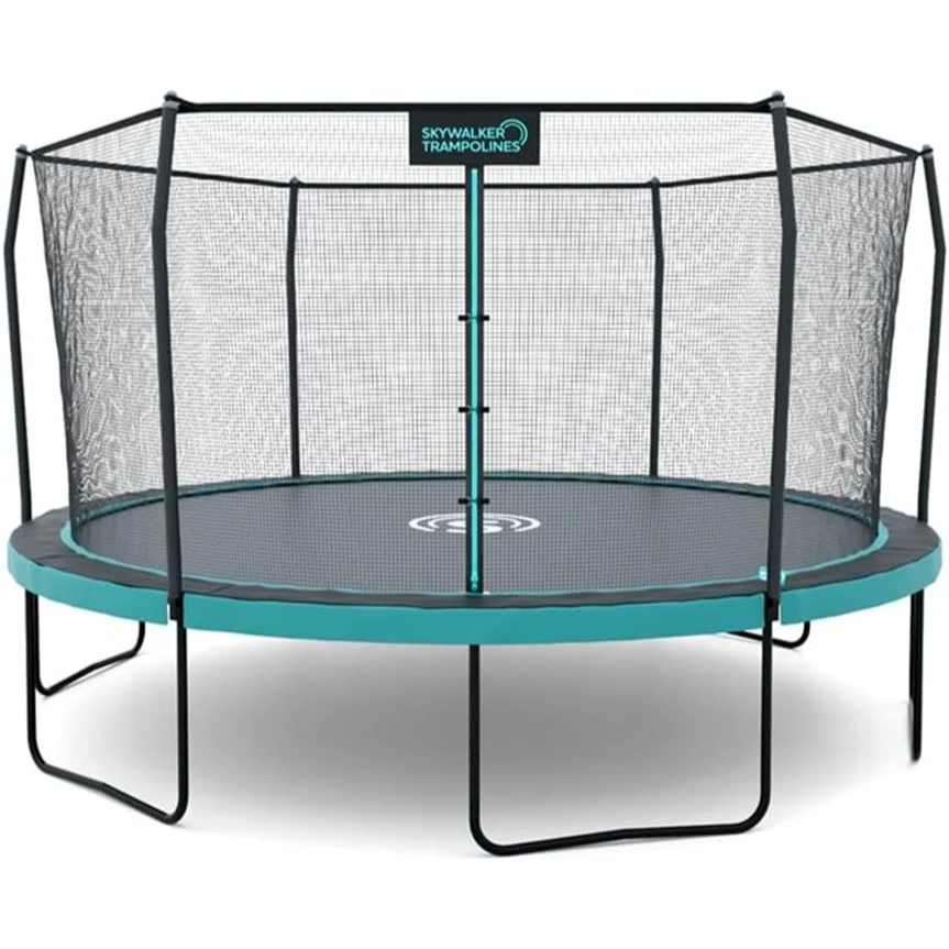 Skywalker Trampolines Rectangle Trampoline with Enclosure Nibeza Style