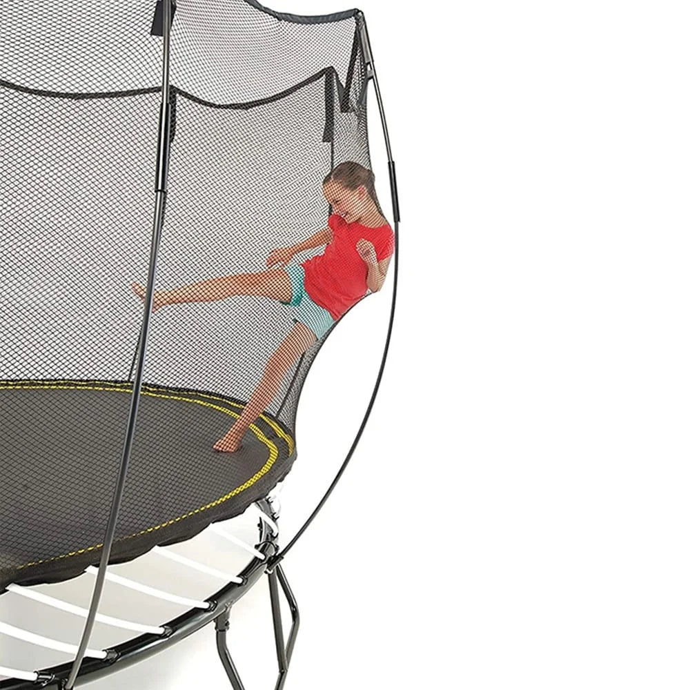 Springfree Kids 11 ft. Outdoor Large Square Trampoline with Enclosure Nibeza Style