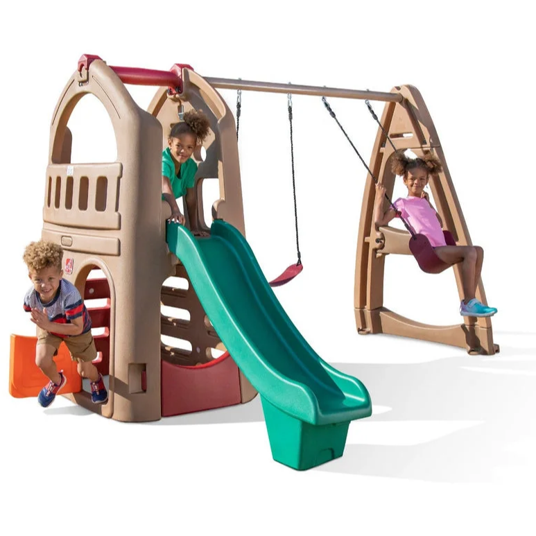 Step2 Naturally Playful Playhouse Climber & Swing Extension Nibeza Style
