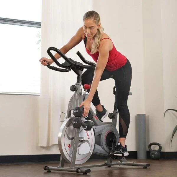 Sunny Health & Fitness Synergy Pro Magnetic Indoor Cycling Bike Nibeza Style