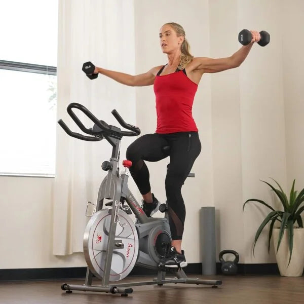 Sunny Health & Fitness Synergy Pro Magnetic Indoor Cycling Bike Nibeza Style