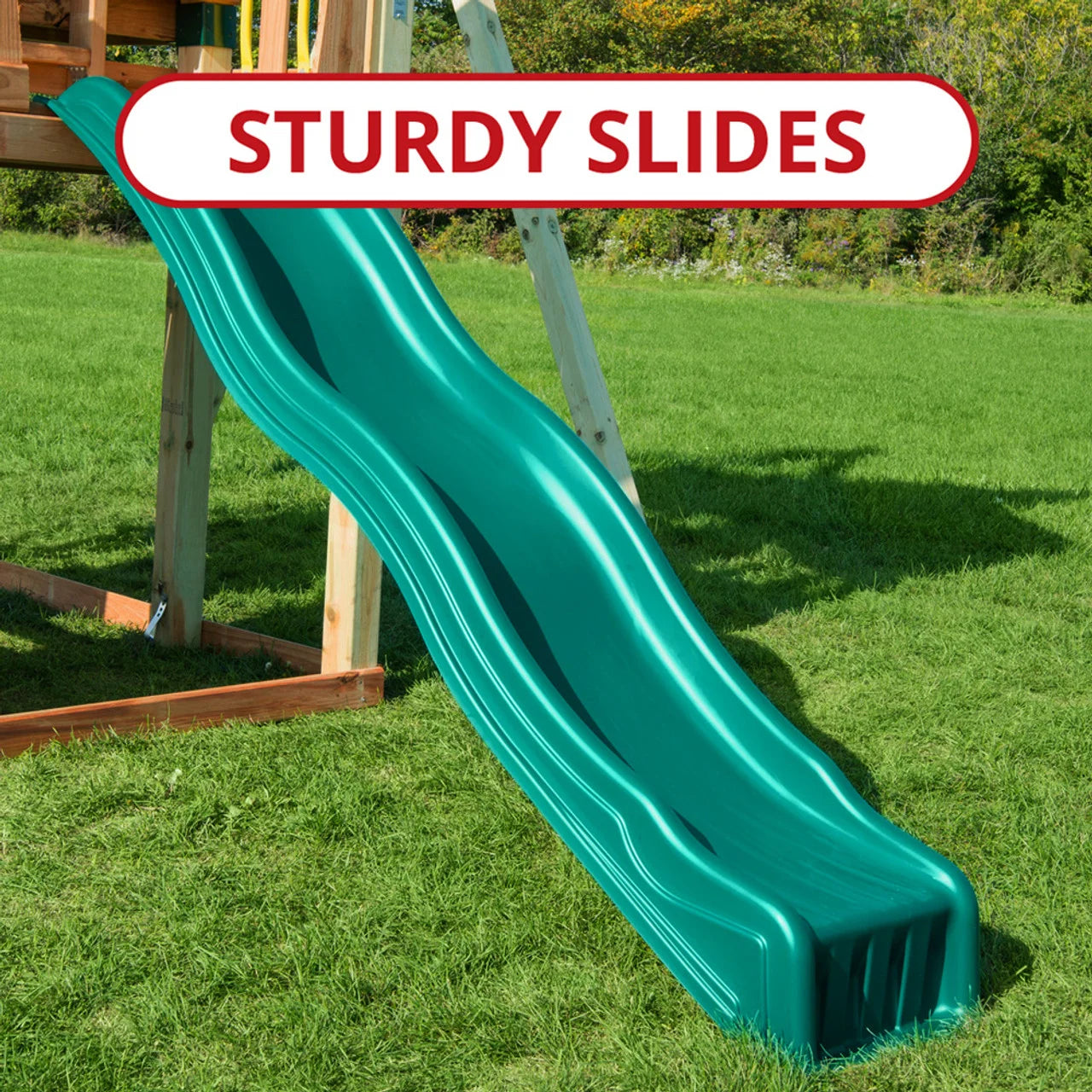 Swing-N-Slide Knightsbridge Deluxe Wooden Outdoor Swing Set Nibeza Style