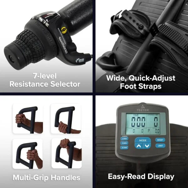 Teeter Power10 Elliptical Rower Nibeza Style