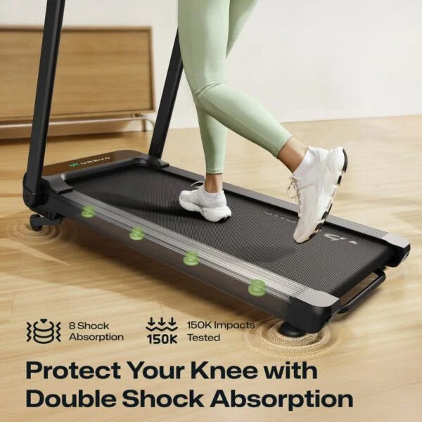 Urevo Foldi 3S Treadmill with Adjustable Desk Nibeza Style