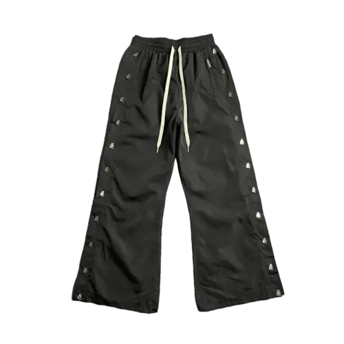 Waxed Sweatpant Black-NIBEZA Apparels-Nibeza Style