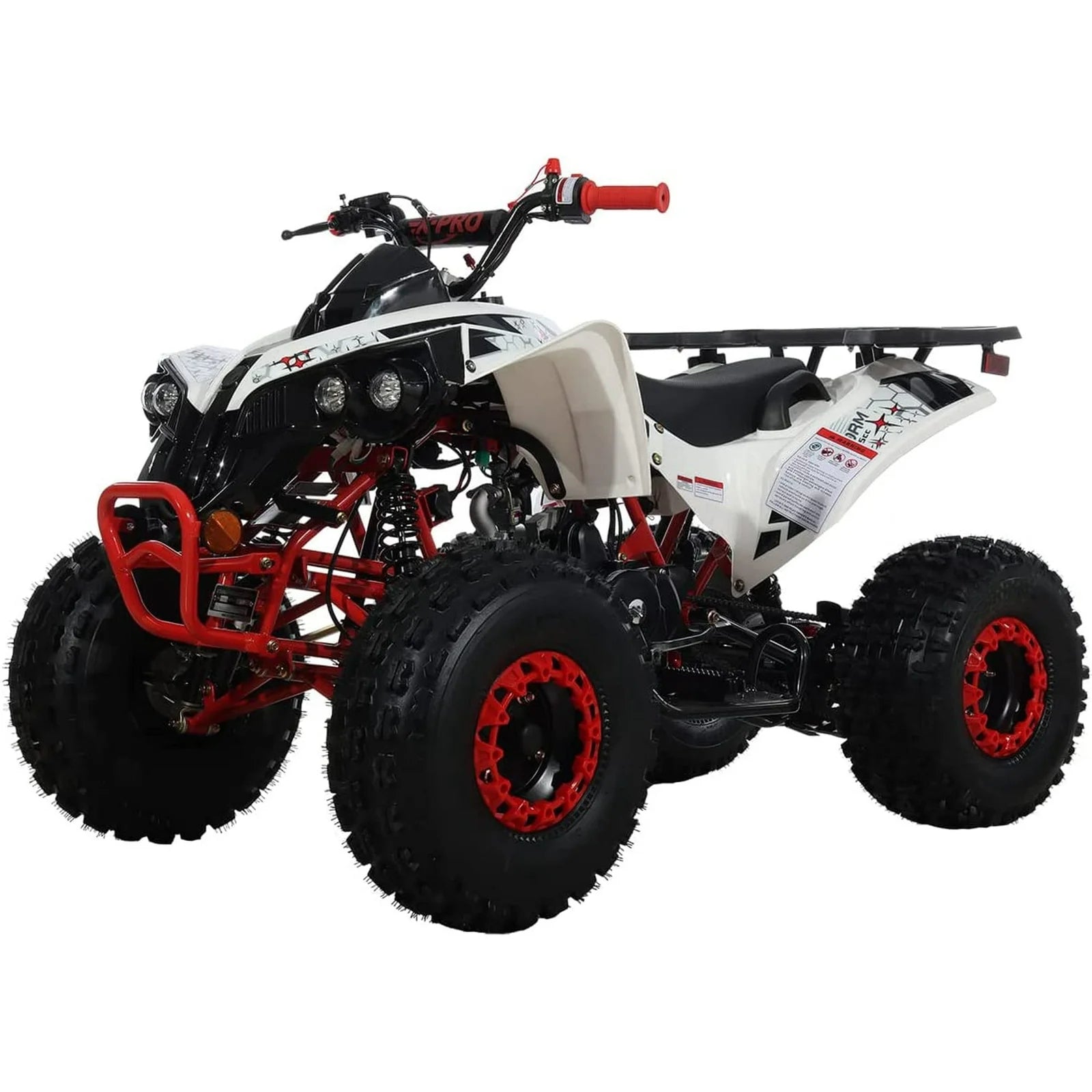 X-Pro 125cc ATV with Reverse Electric Start Luggage Rack LED Headlight Nibeza Style