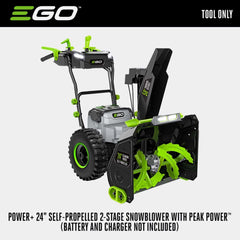 EGO Power+ 24″ Self Propelled 2-Stage Snow Blower SNT2400 Nibeza Style