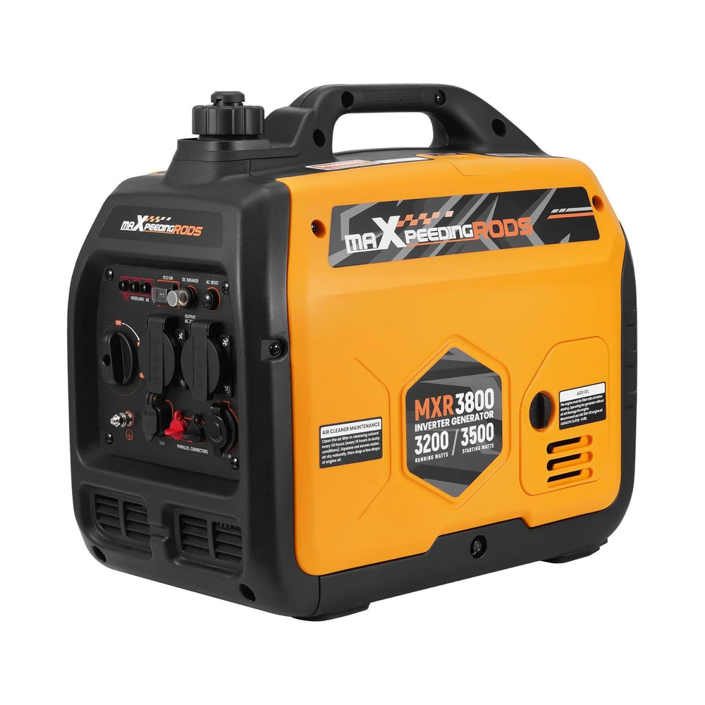 maXpeedingrods 3500W Portable Inverter Generator, RV Ready, for Outdoor Camping, Caravans, Events, Commercial Mobile Power, Backup, Gas Nibeza Style