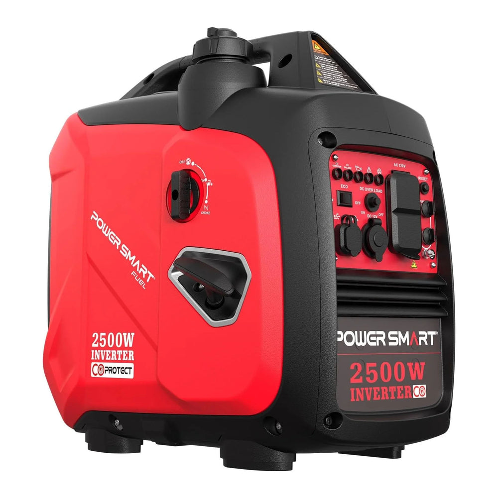 Powersmart 4400W Portable Inverter Generator, Recoil Start, 120V and 12V DC Output, Low Noise Design Nibeza Style