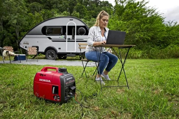 Honda Generator EU2200i Inverter Generator with CO-MINDER in Gray Nibeza Style