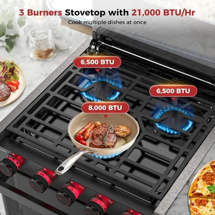 CAMPLUX 2-in-1 RV Propane Oven Stove Nibeza Style