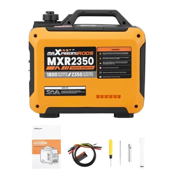 2350W 15kg Portable Petrol Inverter Generator, Eco-Friendly and Quiet, for Outdoors Nibeza Style