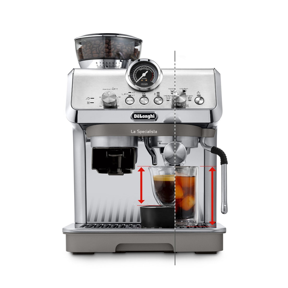 Breville Barista Express Espresso Machine BES870XL, Brushed Stainless Steel Nibeza Style