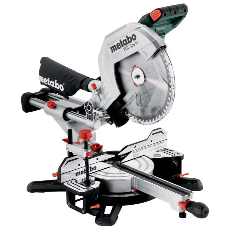 Metabo KGS 305mm Sega troncatrice scorrevole con supporto da 240 V Nibeza Style