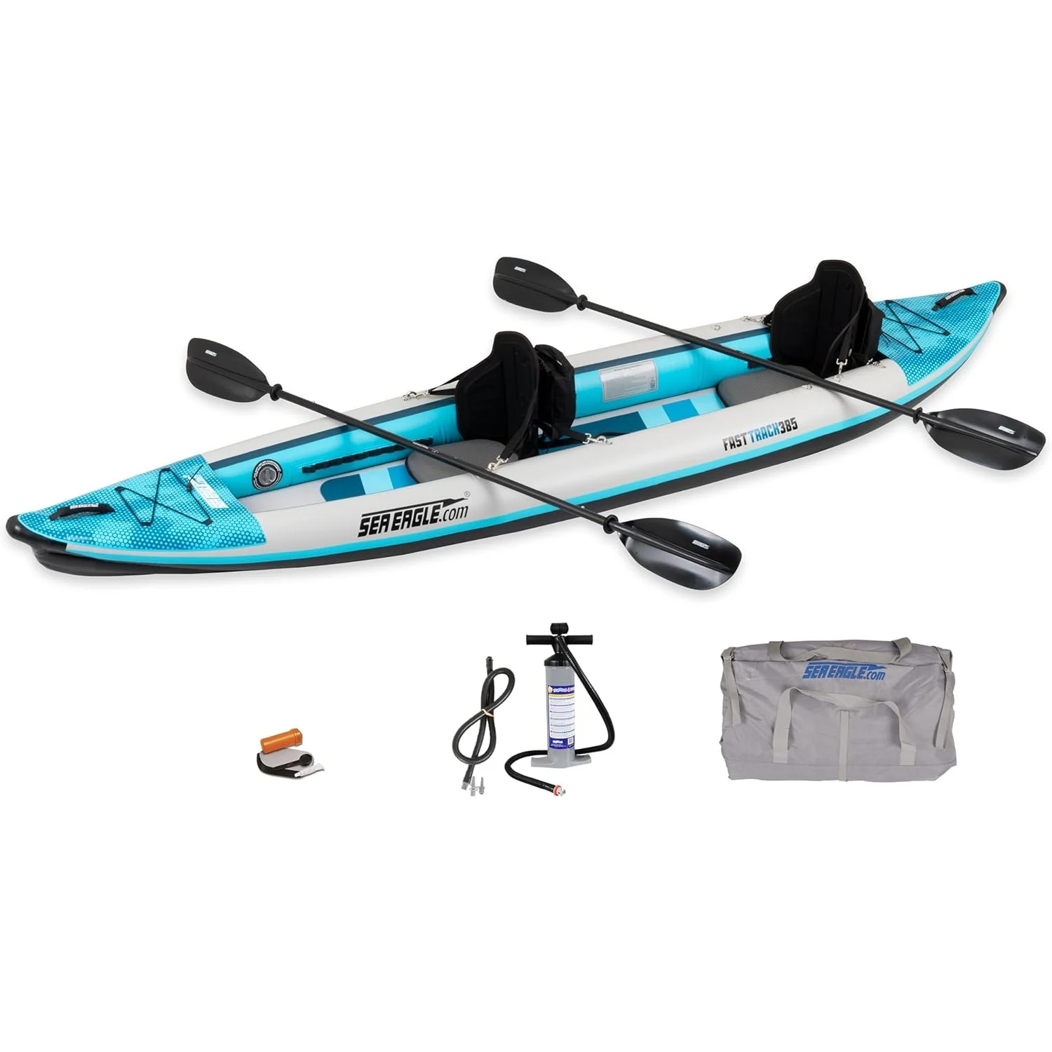 Sea Eagle 385ft FastTrack™ V-bottom Inflatable Kayak Nibeza Style