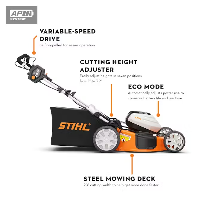 Stihl RMA 510 Lawn Mower Nibeza Style