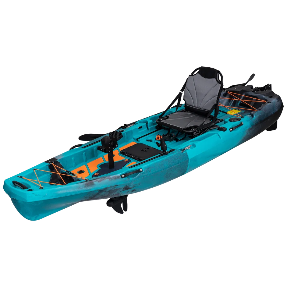 10ft Radar Modular Propeller Drive Pedal Fishing Kayak | 430lbs Capacity | 2 Piece Nibeza Style