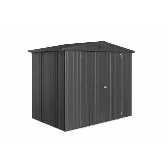 Biohort Europa garden shed, thickness 0.5 mm, 203x244x156 cm, grey, 2 batt. Nibeza Style
