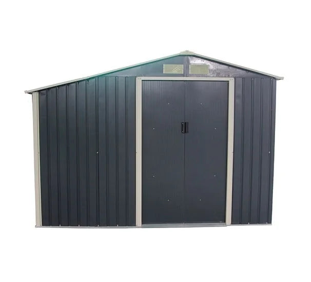 Gardiun Ontario 5.31m² Garden Shed Grey 278 x 191 x 195 cm Nibeza Style
