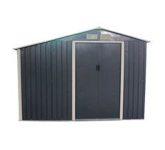 Gardiun Ontario 5.31m² Garden Shed Grey 278 x 191 x 195 cm Nibeza Style