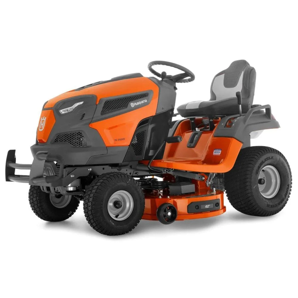 Husqvarna TS 242XD 42 Inch 21.5HP Kawasaki Gasoline Riding Lawn Mower Nibeza Style