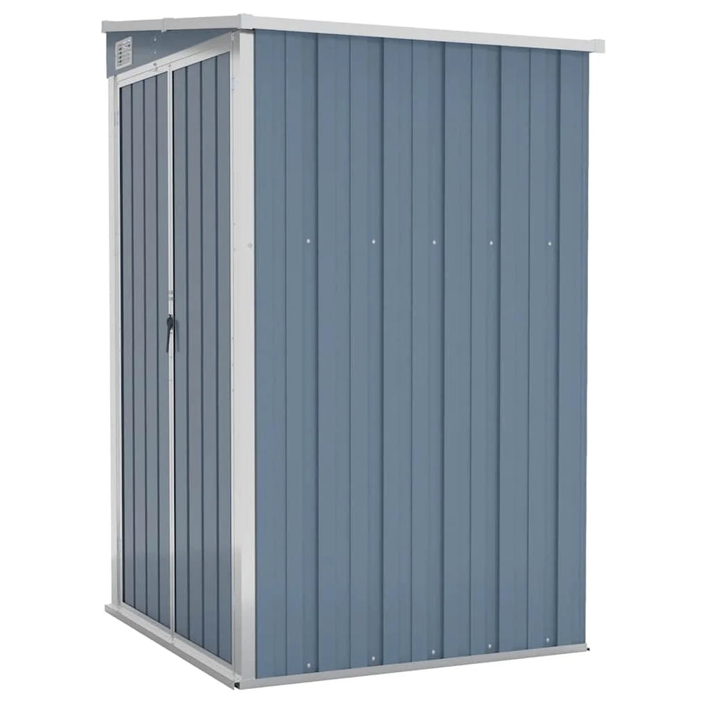 VidaXL Garden Shed Galvanized Steel Nibeza Style