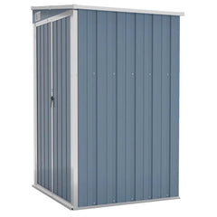 VidaXL Garden Shed Galvanized Steel Nibeza Style