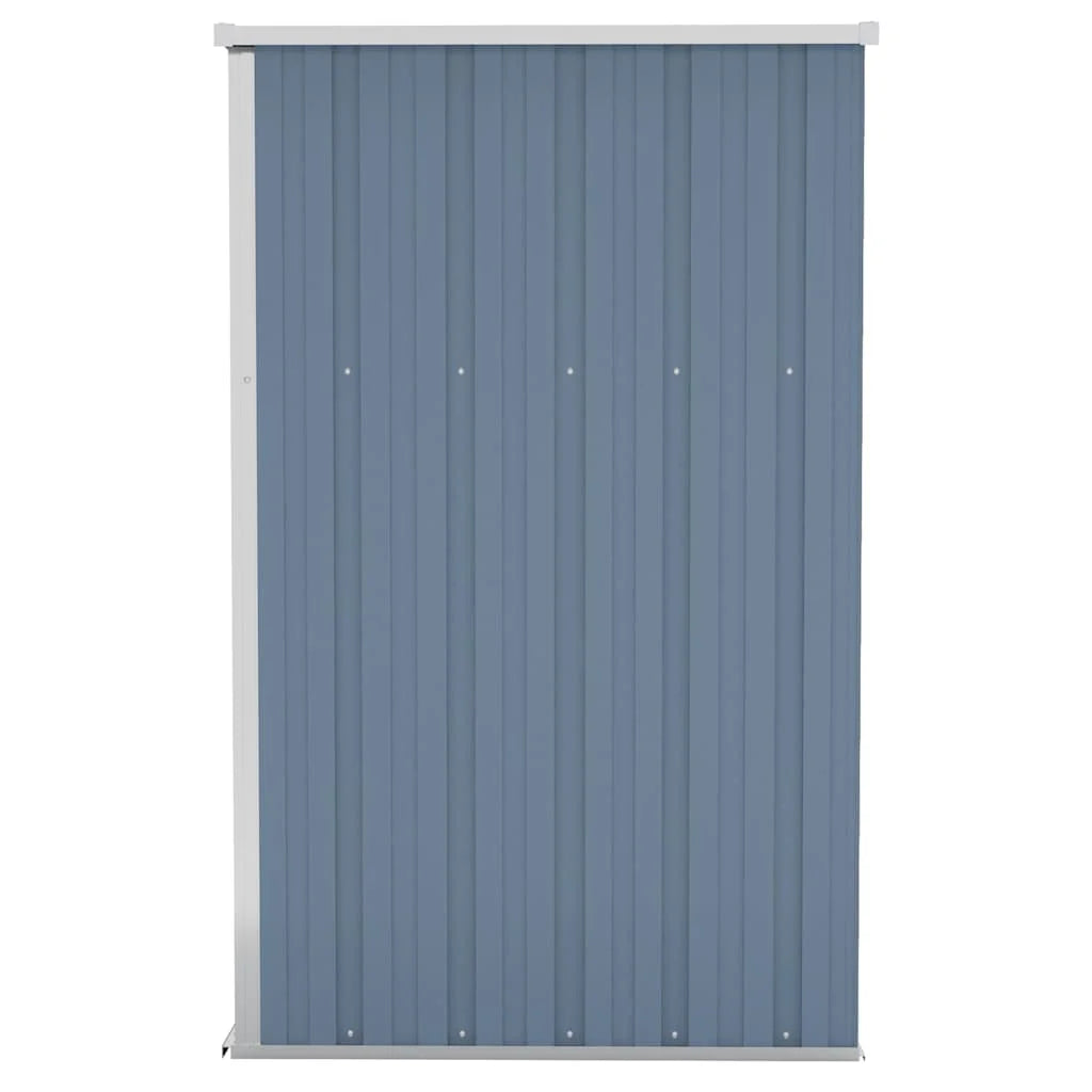 VidaXL Garden Shed Galvanized Steel Nibeza Style