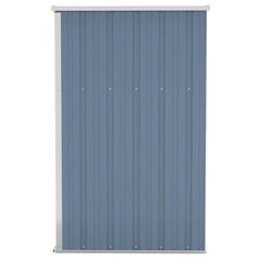 VidaXL Garden Shed Galvanized Steel Nibeza Style