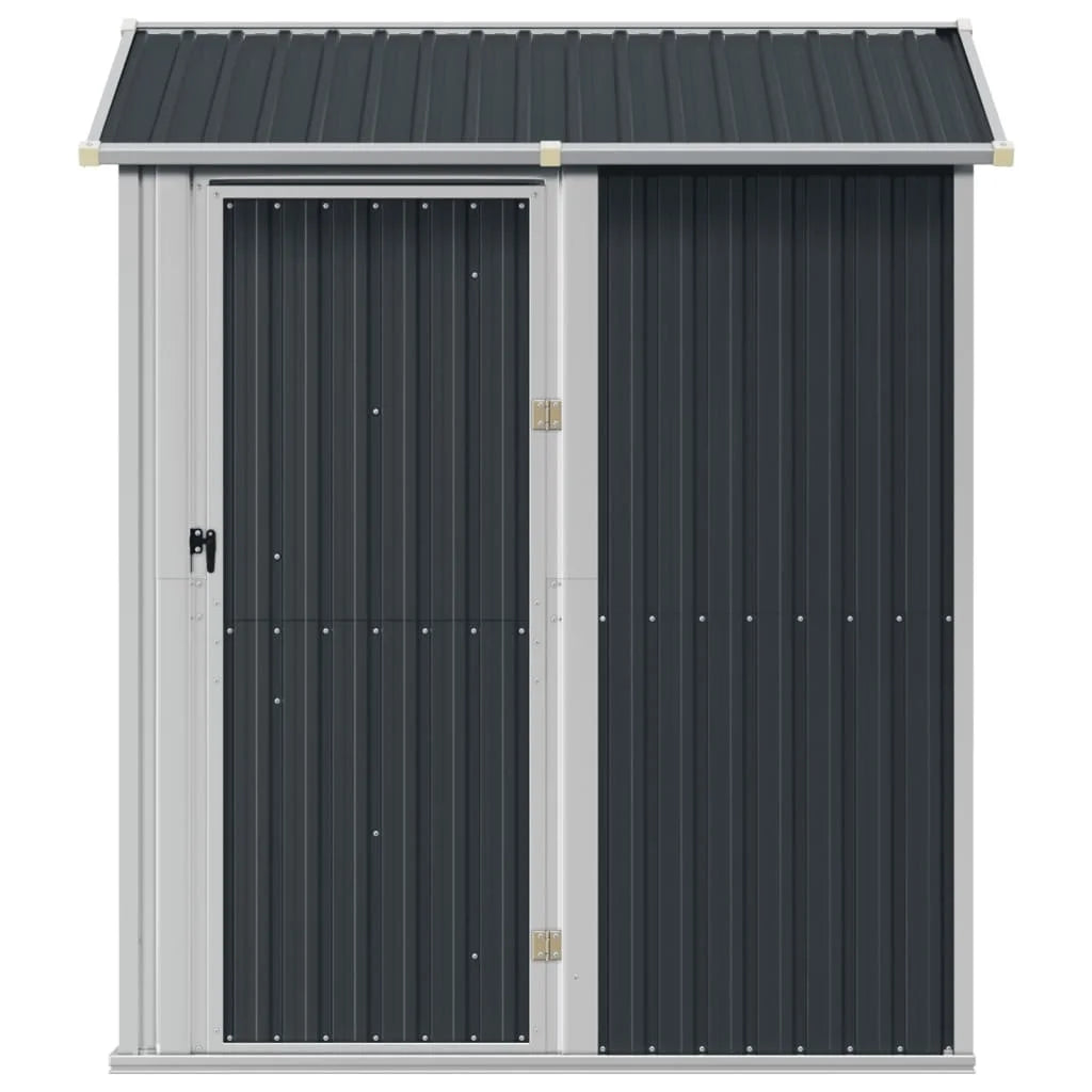Vidaxl Garden Shed 192×152.5x237cm Galvanized Steel Nibeza Style