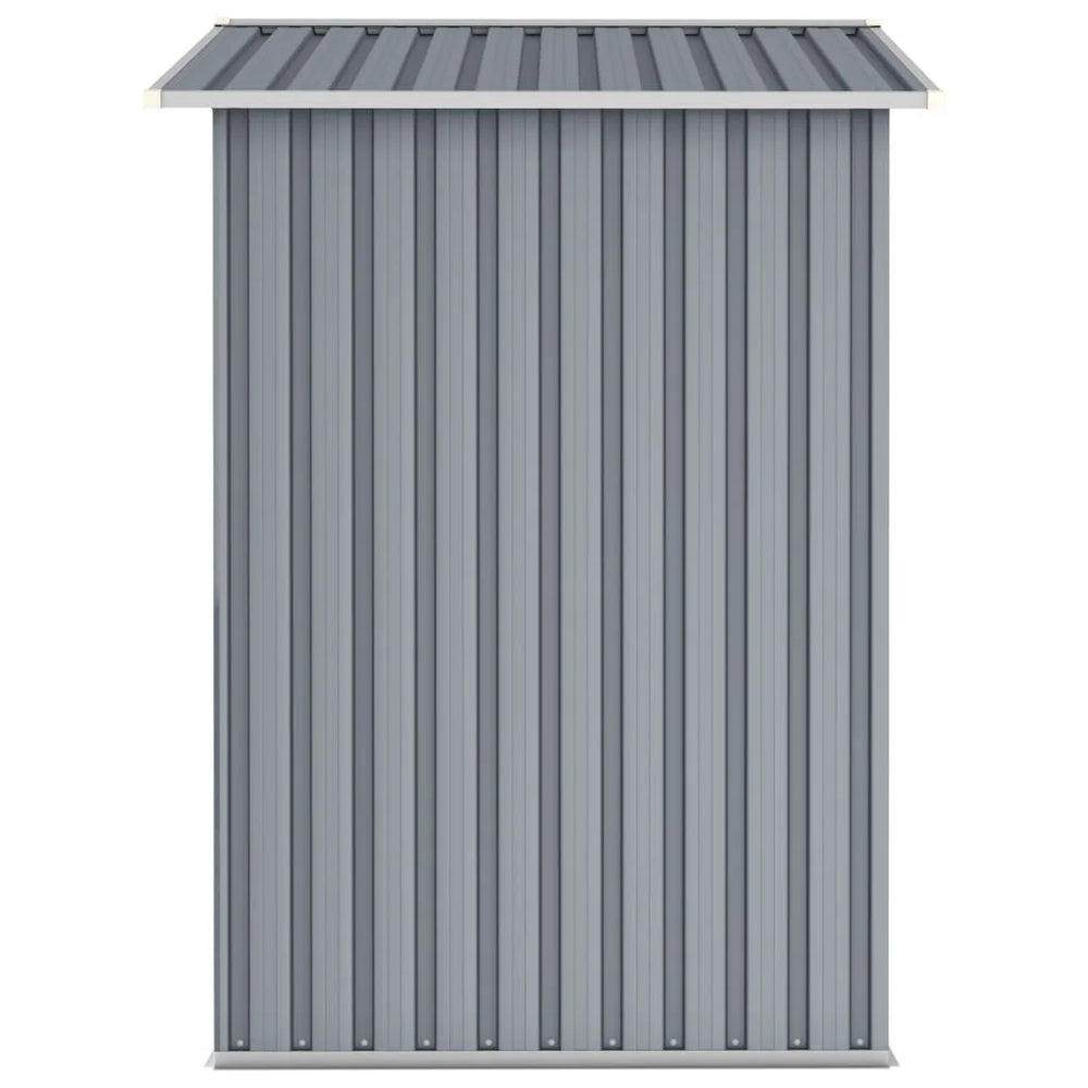 vidaXL Garden Shed 205x129x183 cm Galvanized Steel Nibeza Style