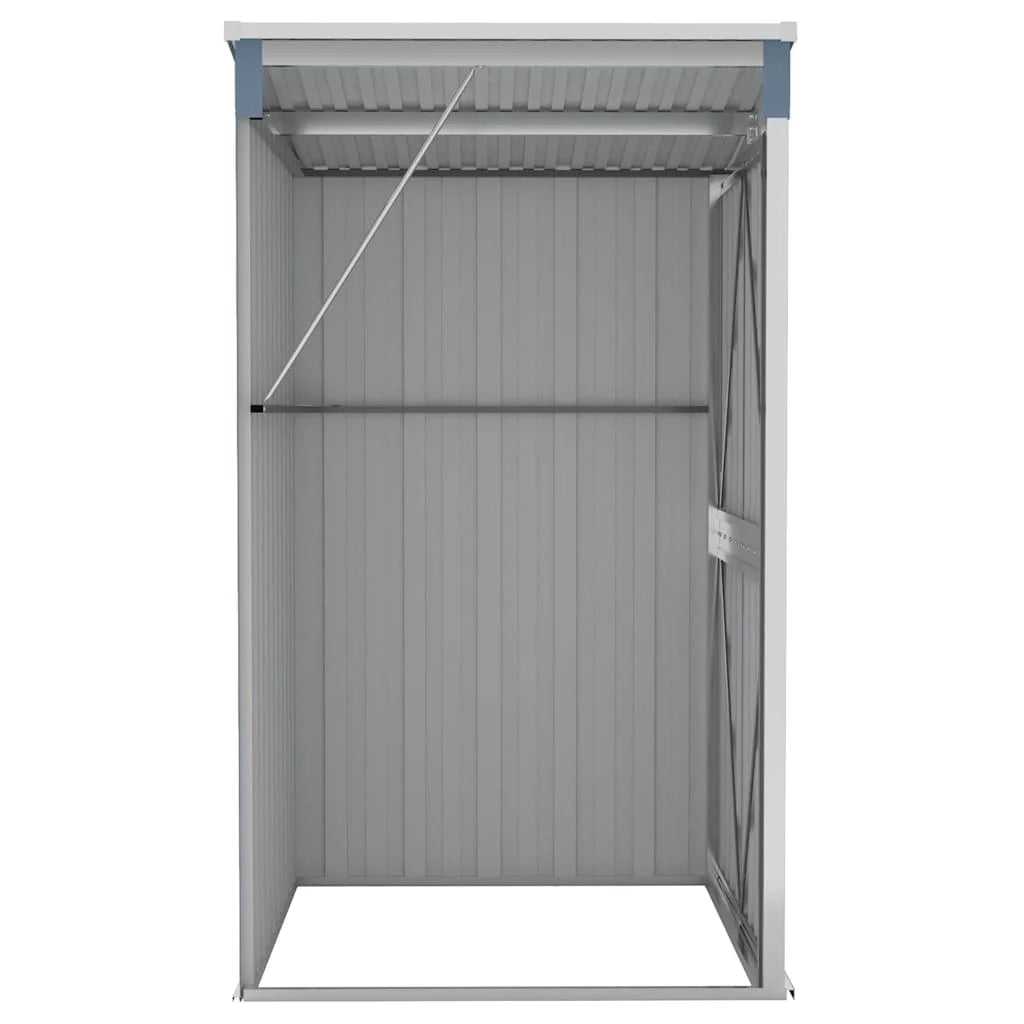 VidaXL Garden Shed Galvanized Steel Nibeza Style