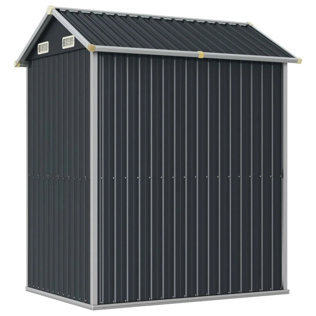 Vidaxl Garden Shed 192×152.5x237cm Galvanized Steel Nibeza Style