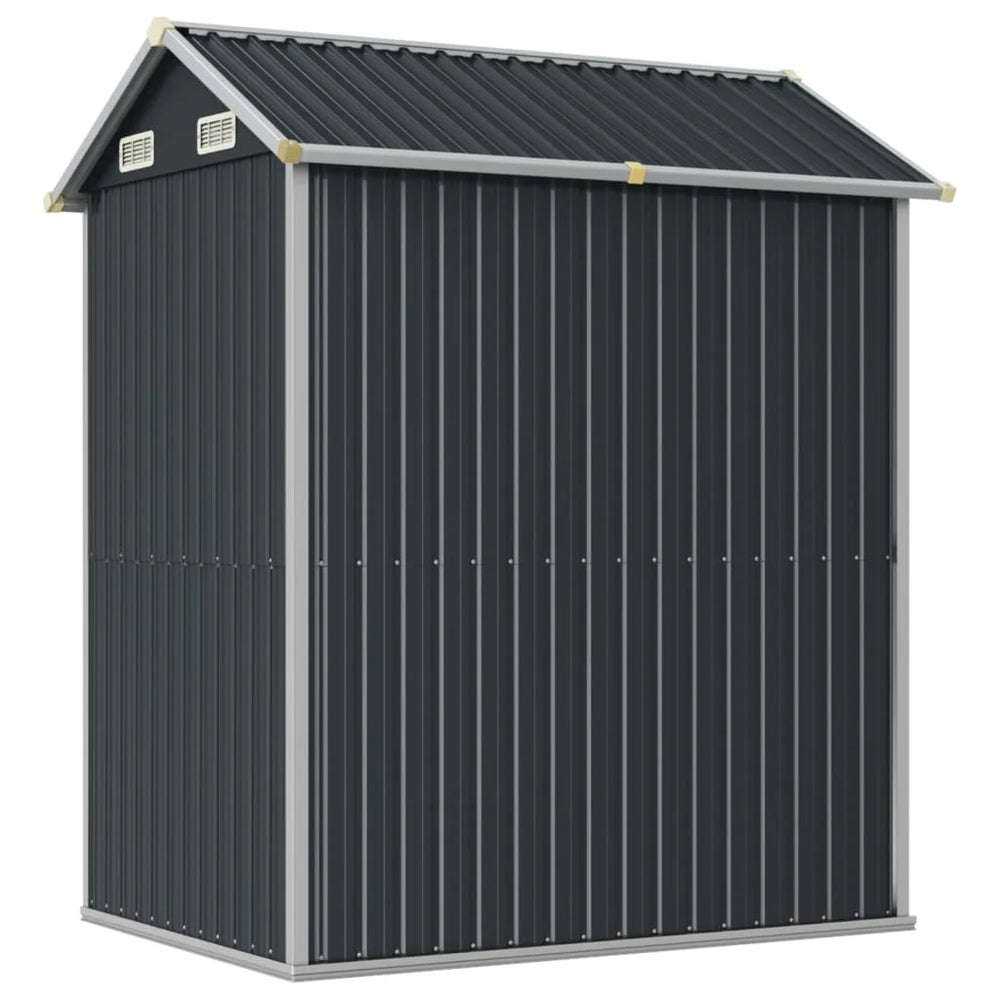 Vidaxl Garden Shed 192×152.5x237cm Galvanized Steel Nibeza Style