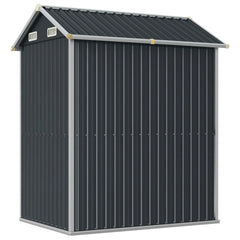 Vidaxl Garden Shed 192×152.5x237cm Galvanized Steel Nibeza Style