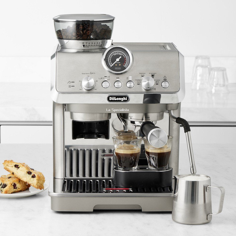 Breville Barista Express Espresso Machine BES870XL, Brushed Stainless Steel Nibeza Style