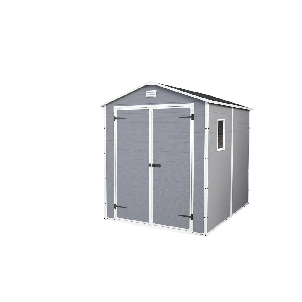 Keter 6X8 ft Apex Manor Resin Garden Shed Nibeza Style
