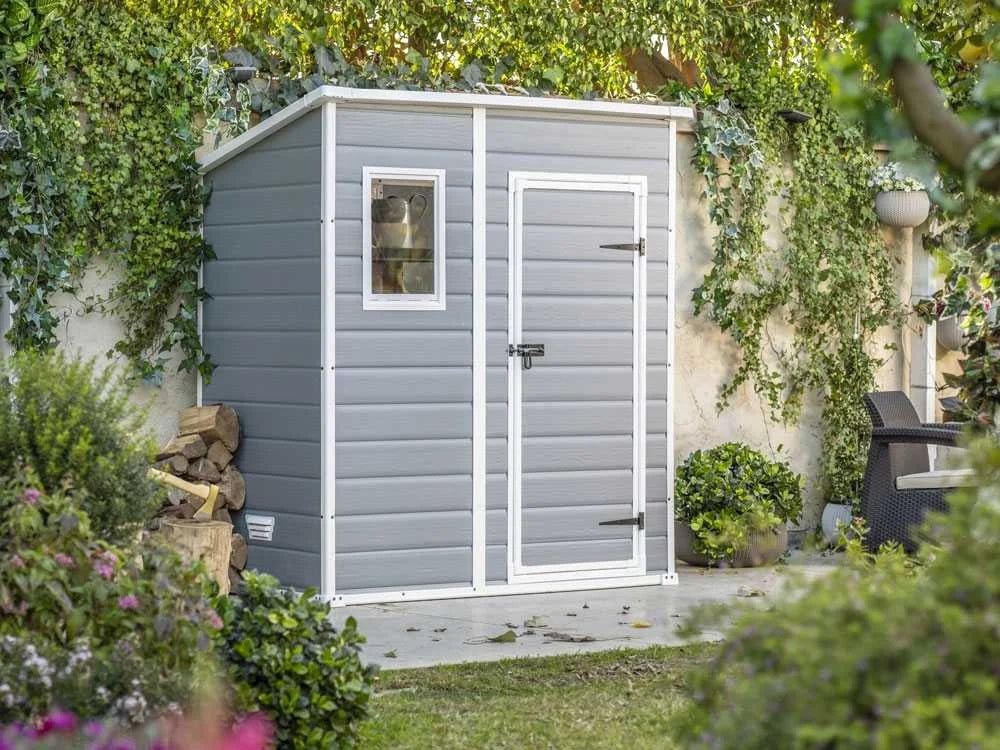 Keter Garden Storage Shed Artisan 77 214x218x226 cm 235572 Nibeza Style