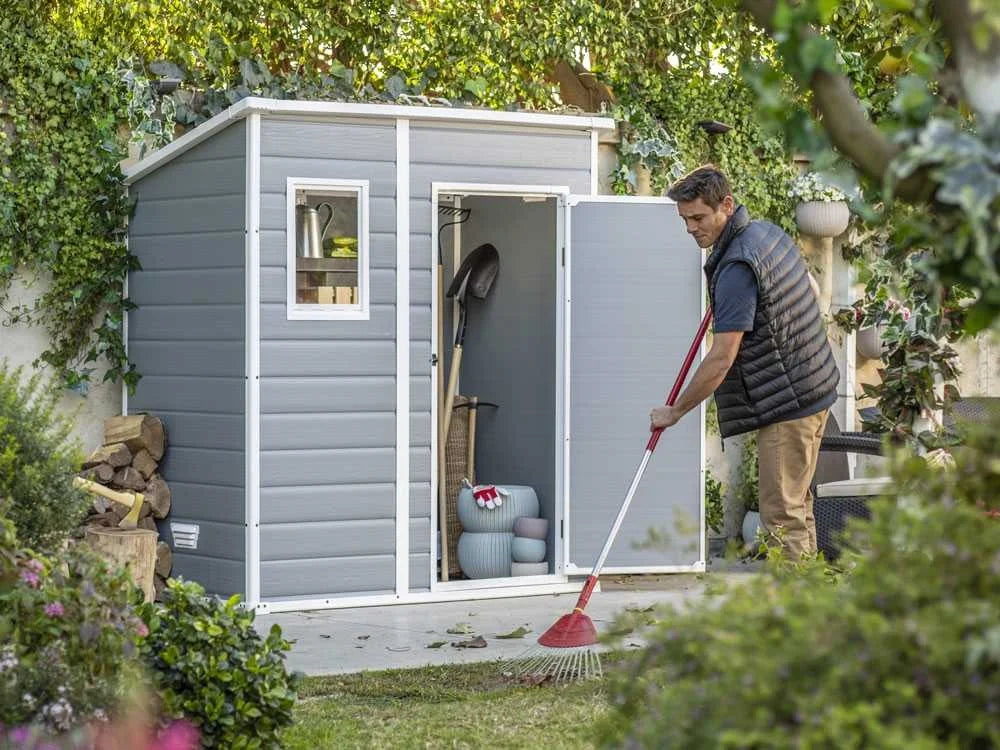 Keter Garden Storage Shed Artisan 77 214x218x226 cm 235572 Nibeza Style