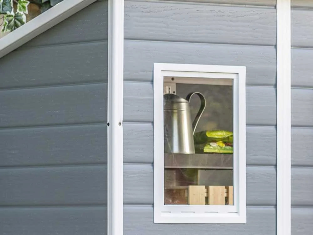 Keter Garden Storage Shed Artisan 77 214x218x226 cm 235572 Nibeza Style